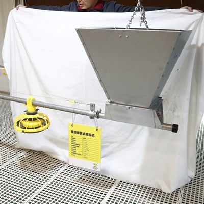 Thiết bị trang trại gia cầm bằng nhựa Dây chuyền thức ăn gia cầm Bảo hành 1 năm