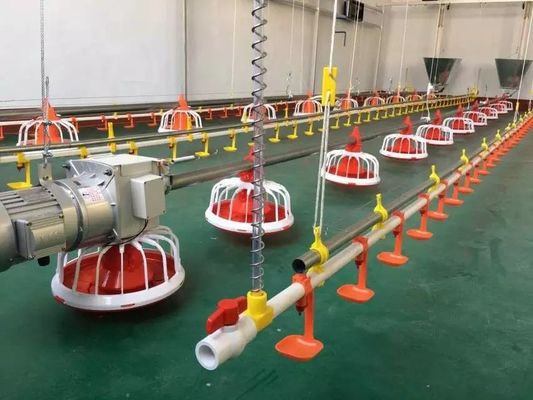 Đường kính 60mm Máy cho ăn trang trại gia cầm Thép mạ kẽm